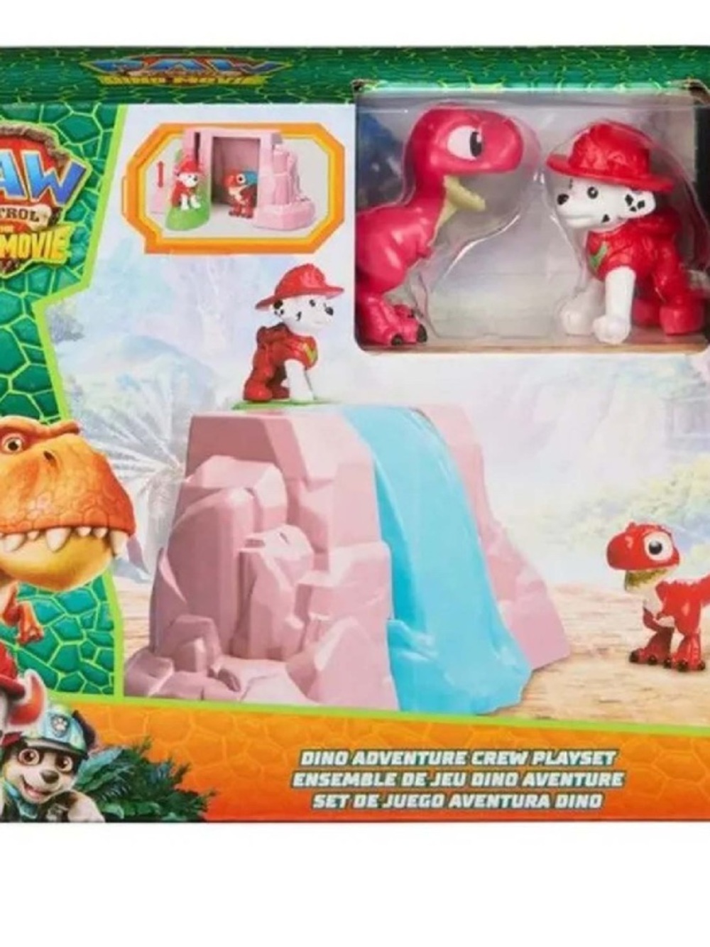 Paw Patrol Dino Movie Adventure Crew Playset with 2 Figures NEW